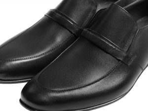 کفش رسمی مردانه بدون بند مشکی مدل مالنا