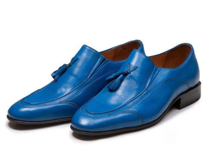 کفش مردانه لوفر مدل اورتون رنگ آبی