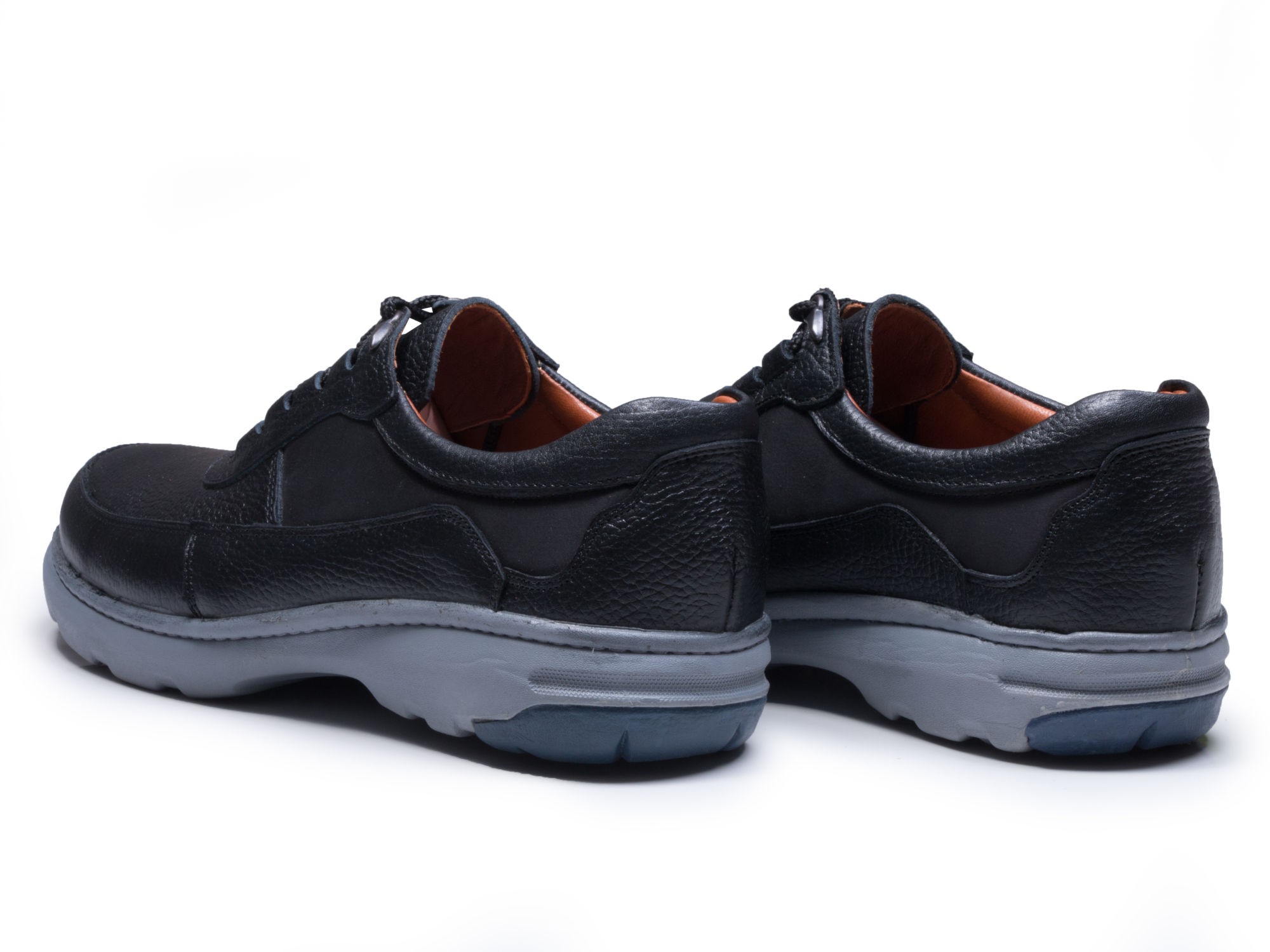 کفش سبک مردانه برای پیاده روی مدل بهرام رنگ مشکی - کفش چرم تبریز