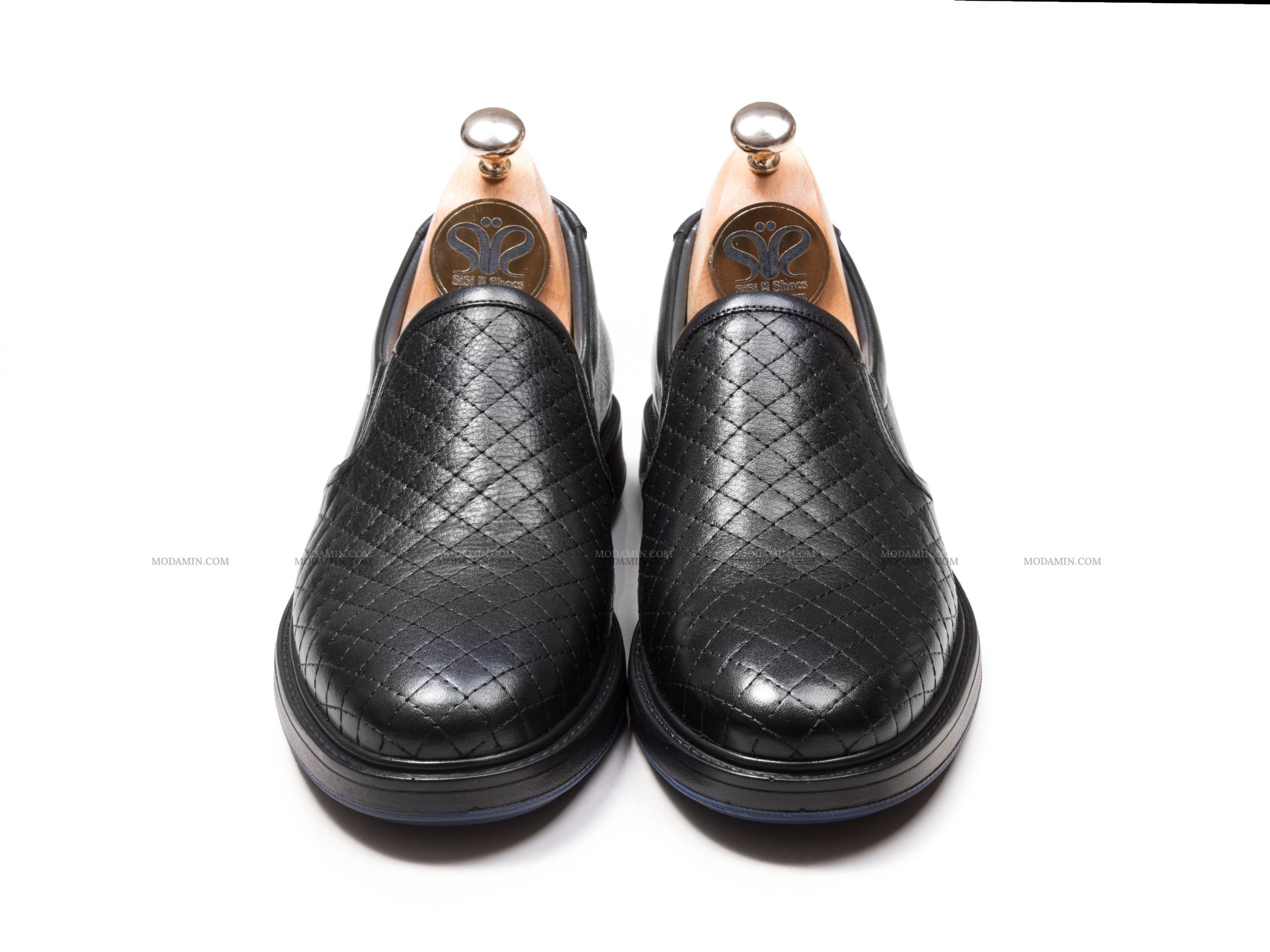 کفش مردانه طبی برای استفاده روزمره بی بند مدل جاستین - کفش مدامین