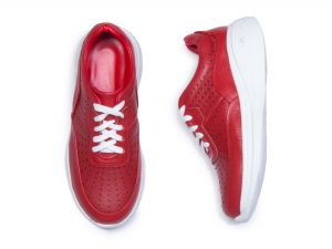کفش قرمز اسپرت دخترانه مدل باران - کفش پیاده روی